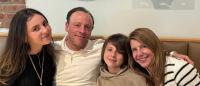 photo of the pryluck family with liver transplant patient Aiden Pryluck featured second from the right